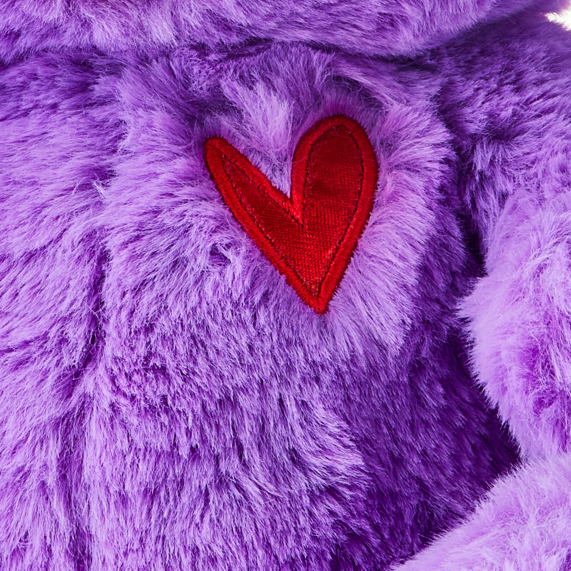 Valentine'S Day Sitting Teddy Bear Plush, Purple, by