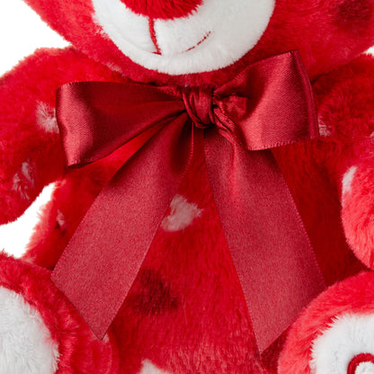 Valentine'S Day Sitting Teddy Bear Plush, Red, by