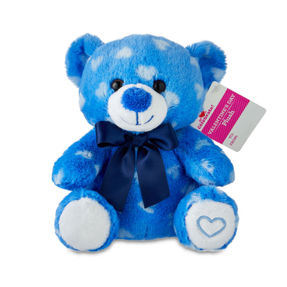 Valentine'S Day Small Blue Heart Teddy Bear Plush, by