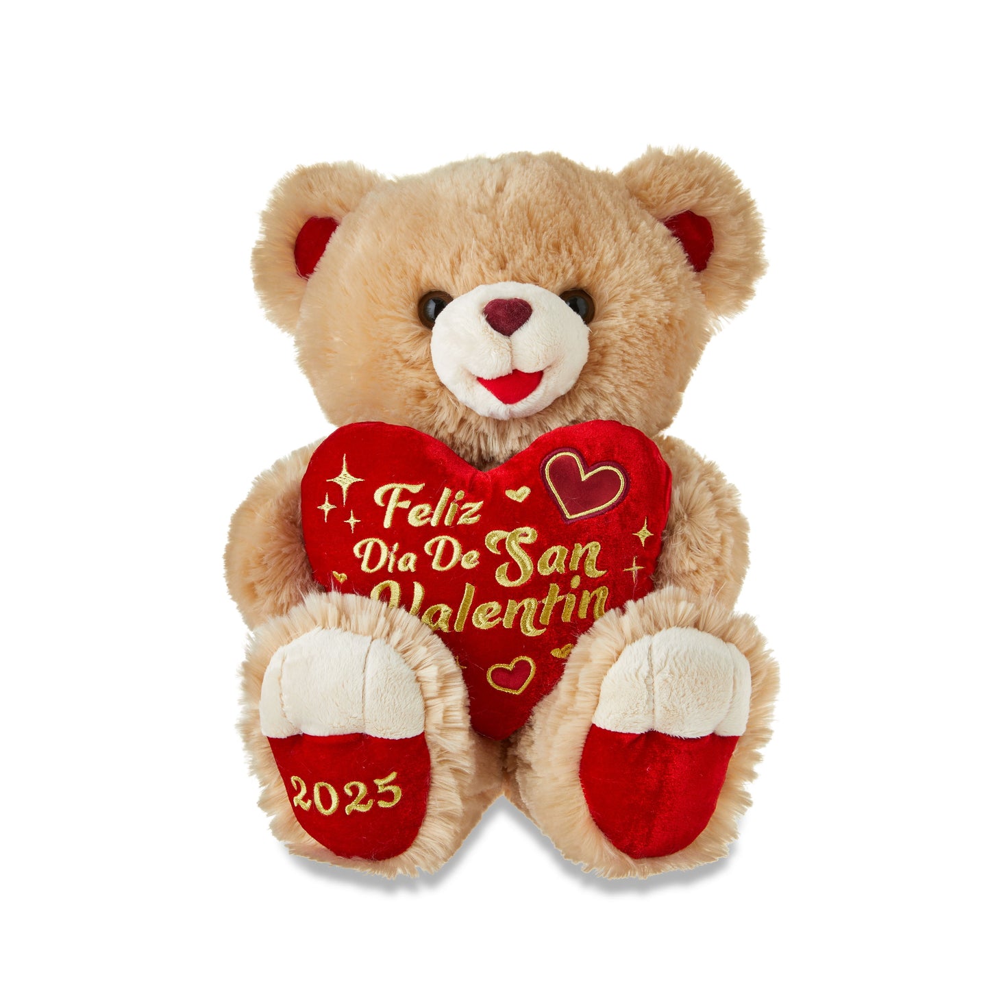 Valentine'S Day 2025 Sweetheart Teddy Plush, Spanish, Brown, by