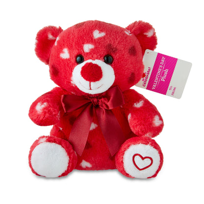 Valentine'S Day Sitting Teddy Bear Plush, Red, by